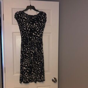 Enfocus Studio Black and White Midi Dress